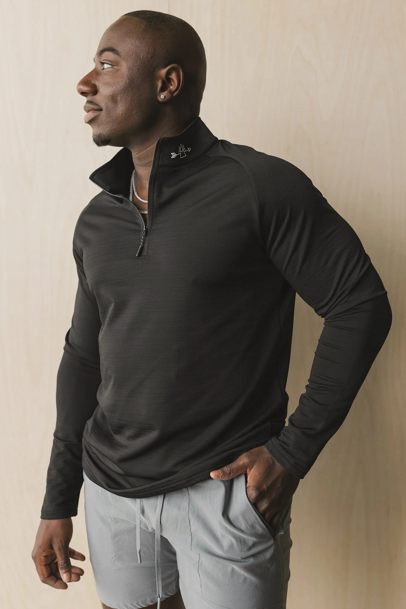 1/4 Zip Long Sleeve (M) - Image 4