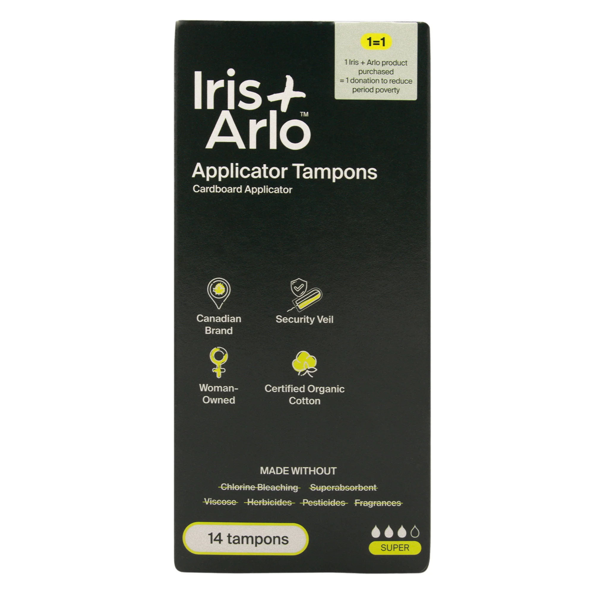 100% Organic Cotton Applicator Tampons - Image 2