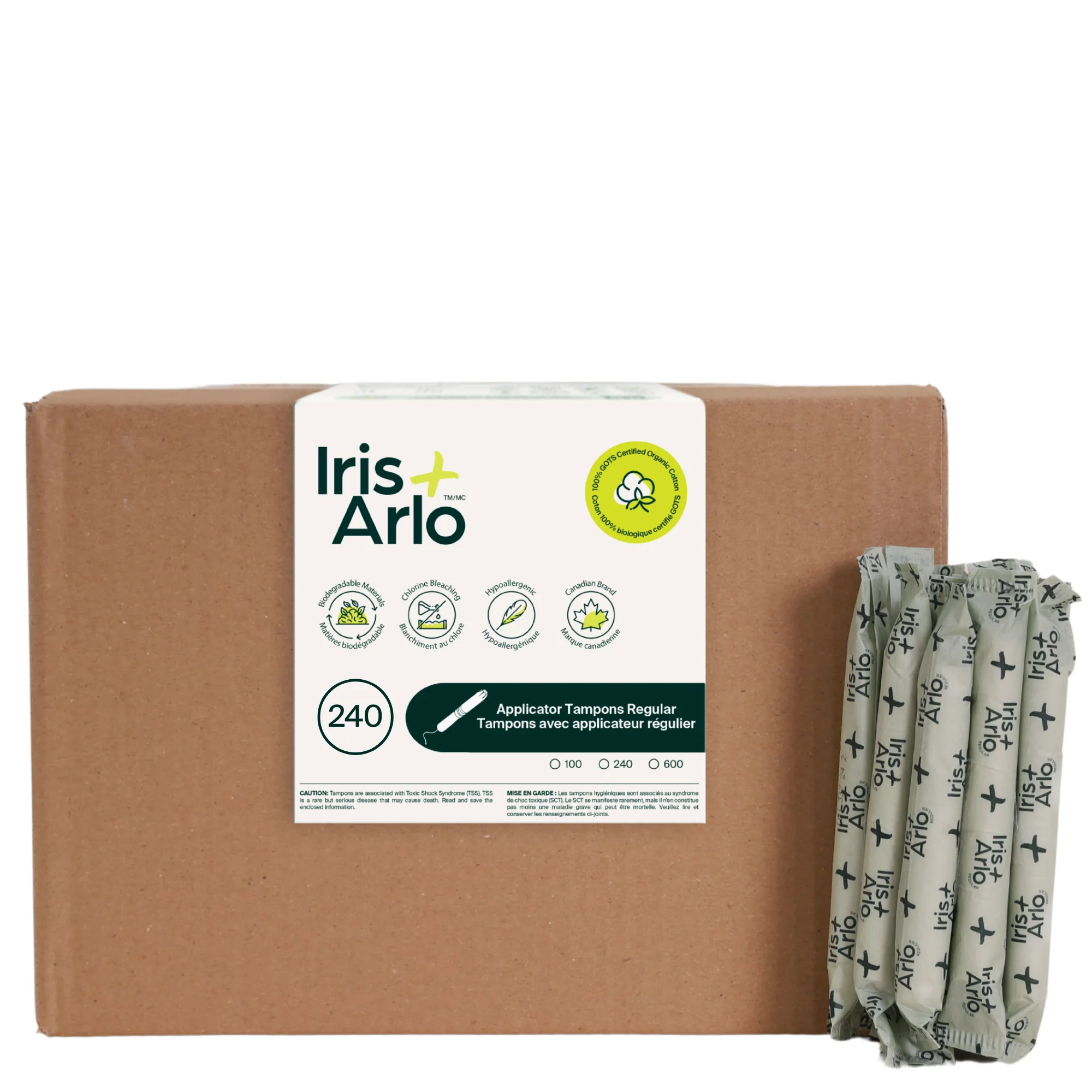 100% Organic Cotton Applicator Tampons - Image 4