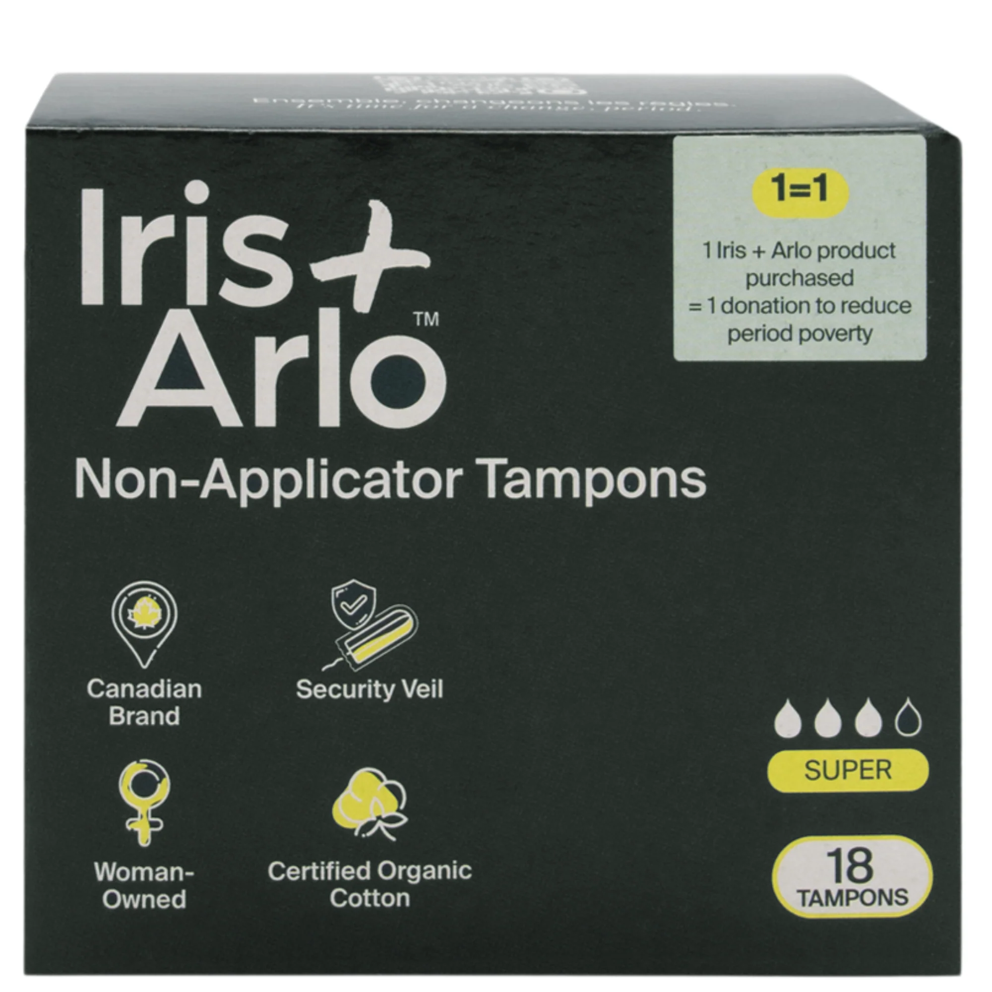 100% Organic Cotton Non-Applicator Tampons - Image 2