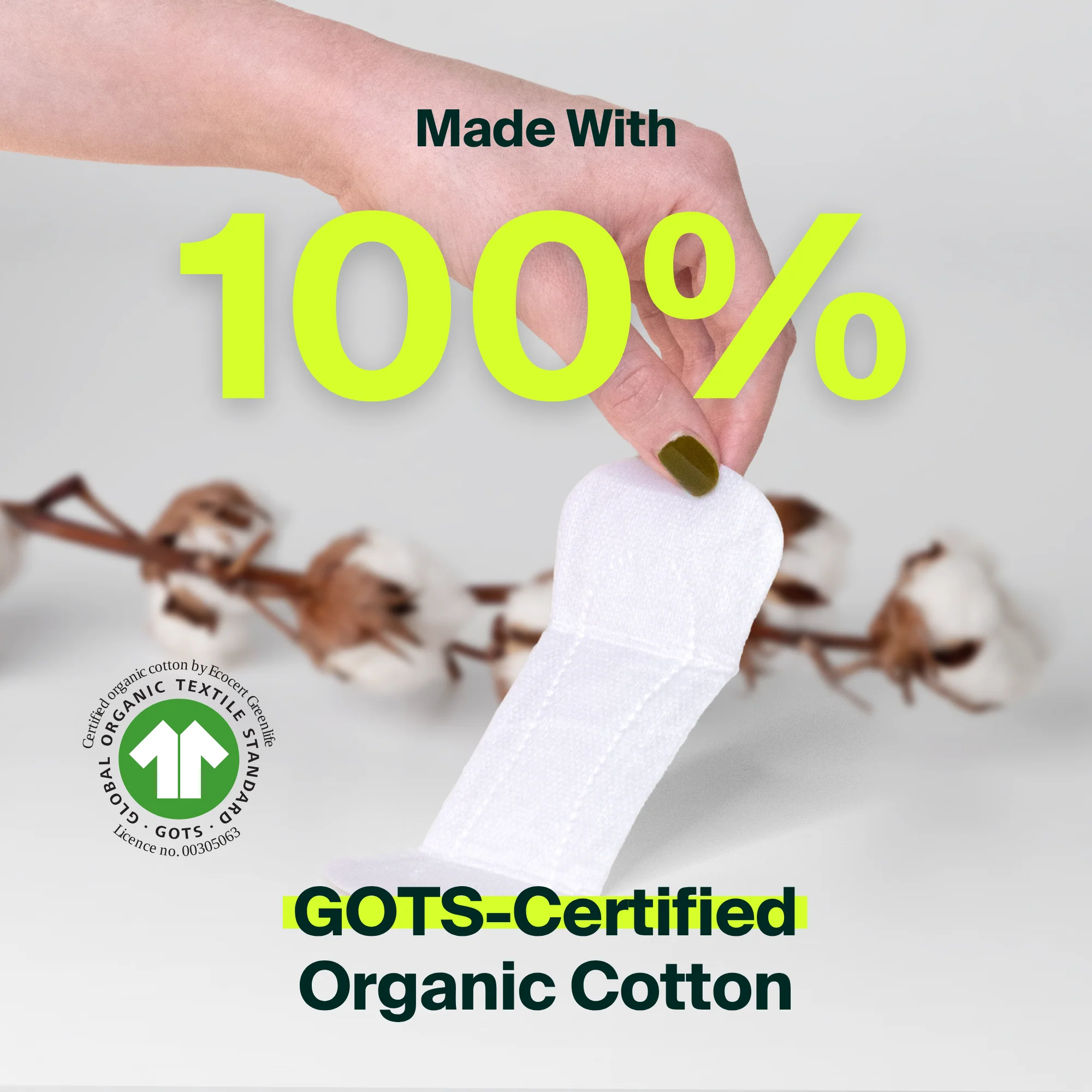 100% Organic Cotton Pantyliners - Image 3