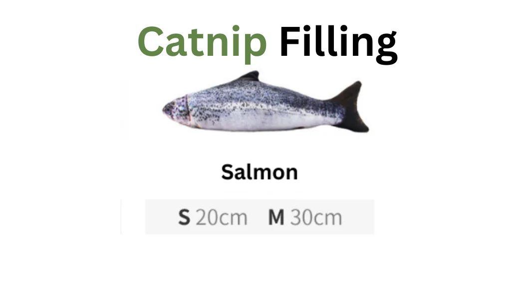100% Silvervine/Catnip Filled Fish Cuddle Toy - Image 12
