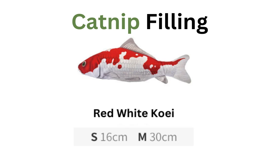 100% Silvervine/Catnip Filled Fish Cuddle Toy - Image 13