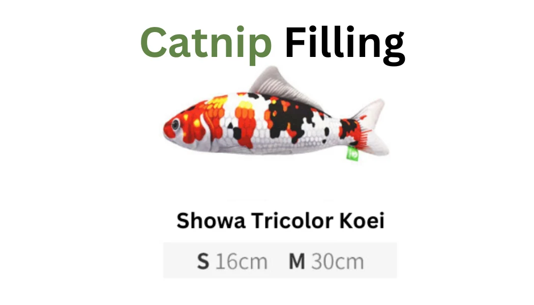 100% Silvervine/Catnip Filled Fish Cuddle Toy - Image 16