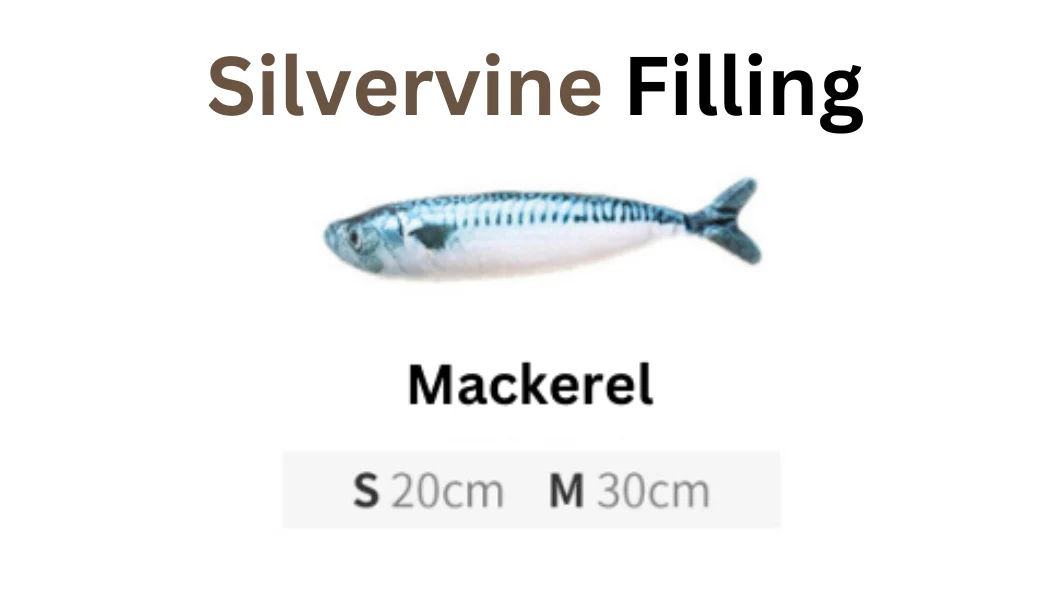 100% Silvervine/Catnip Filled Fish Cuddle Toy - Image 17