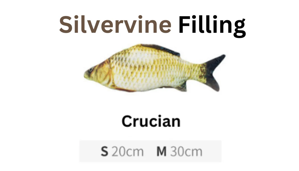 100% Silvervine/Catnip Filled Fish Cuddle Toy - Image 18