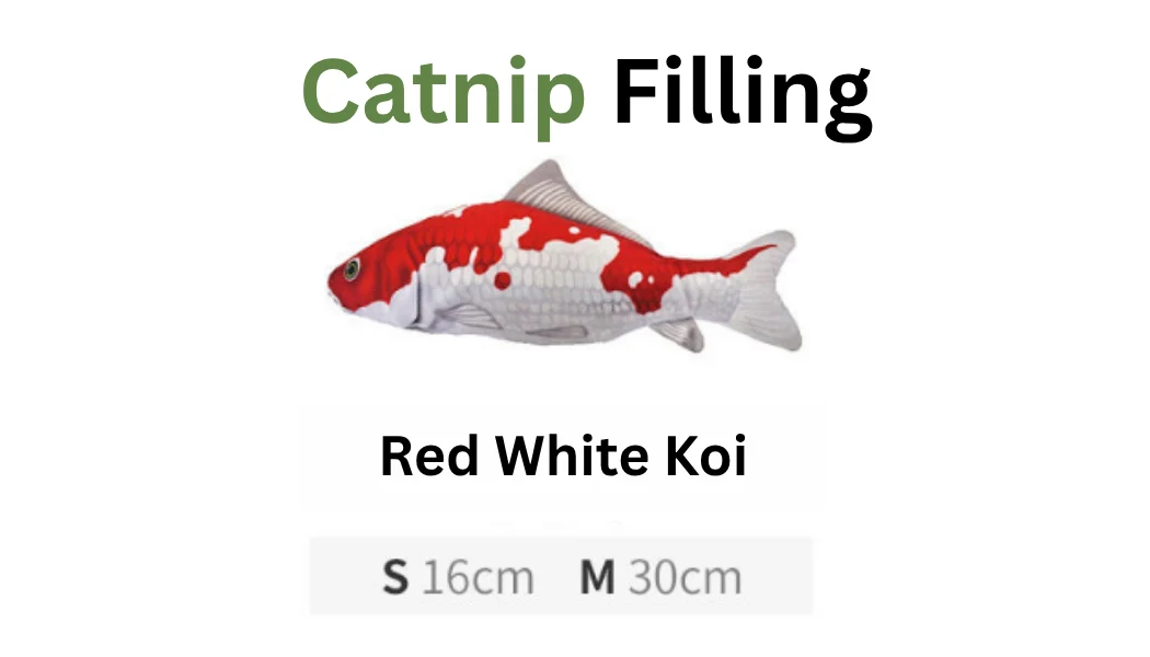 100% Silvervine/Catnip Filled Fish Cuddle Toy - Image 22