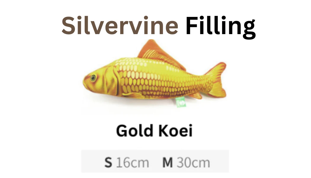100% Silvervine/Catnip Filled Fish Cuddle Toy - Image 8