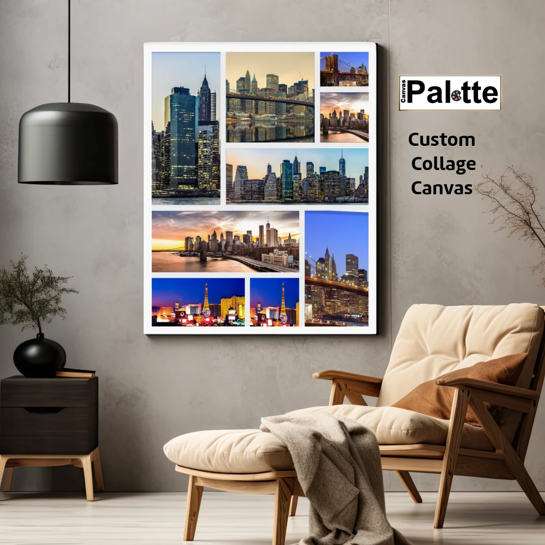 16″X20″ Collage Canvas Photo 9 Blocks - Image 2