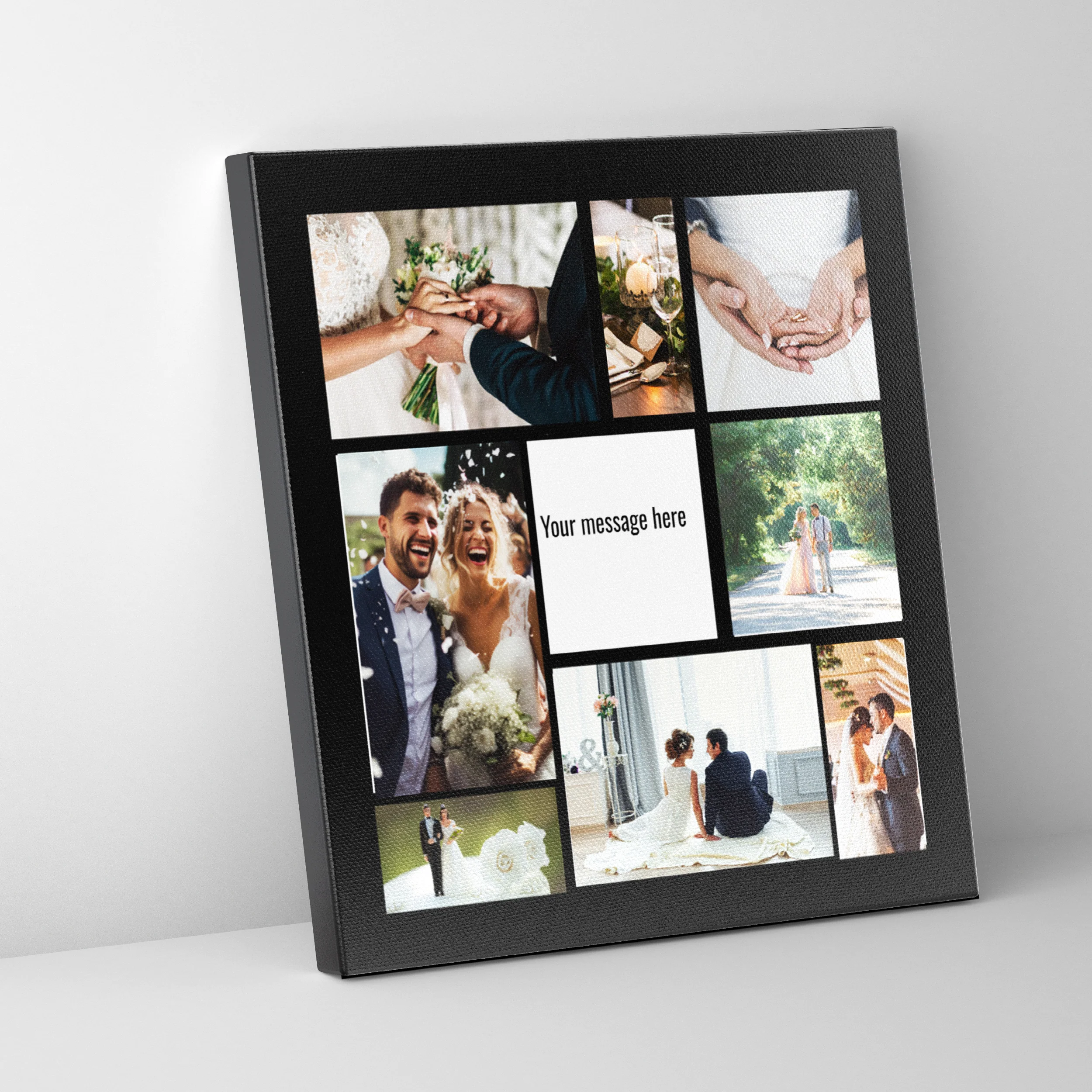 20″X20″ Collage Canvas Photo Square 8 blocks - Image 2