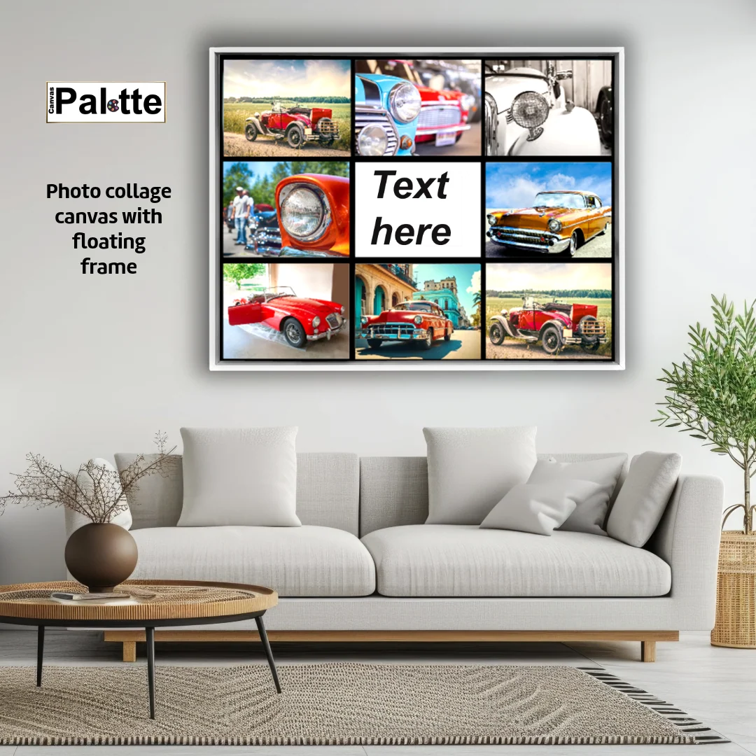 20"X16"Collage Canvas Photo 8 blocks + text - Image 4