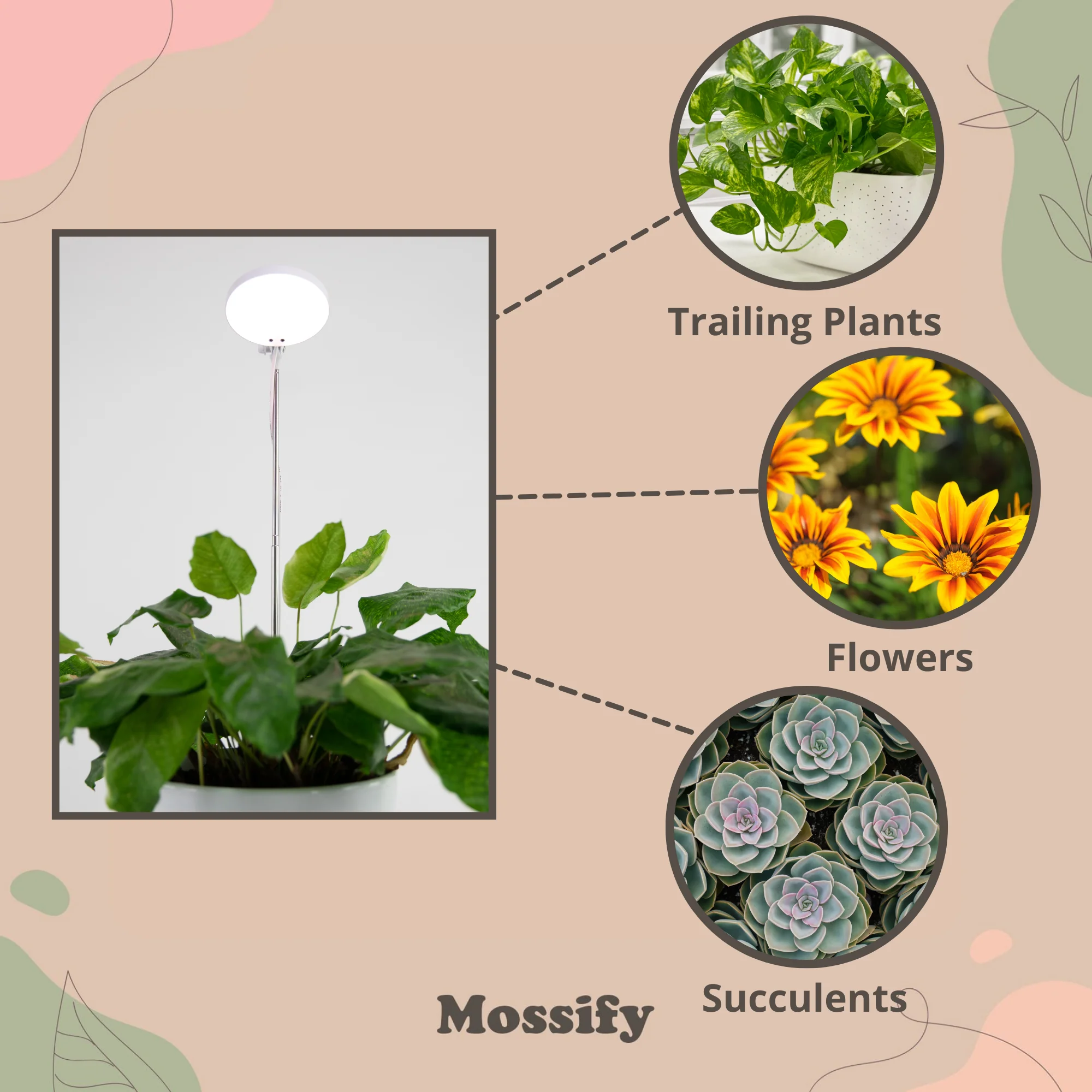 28" Adjustable LED Plant Light - Image 21
