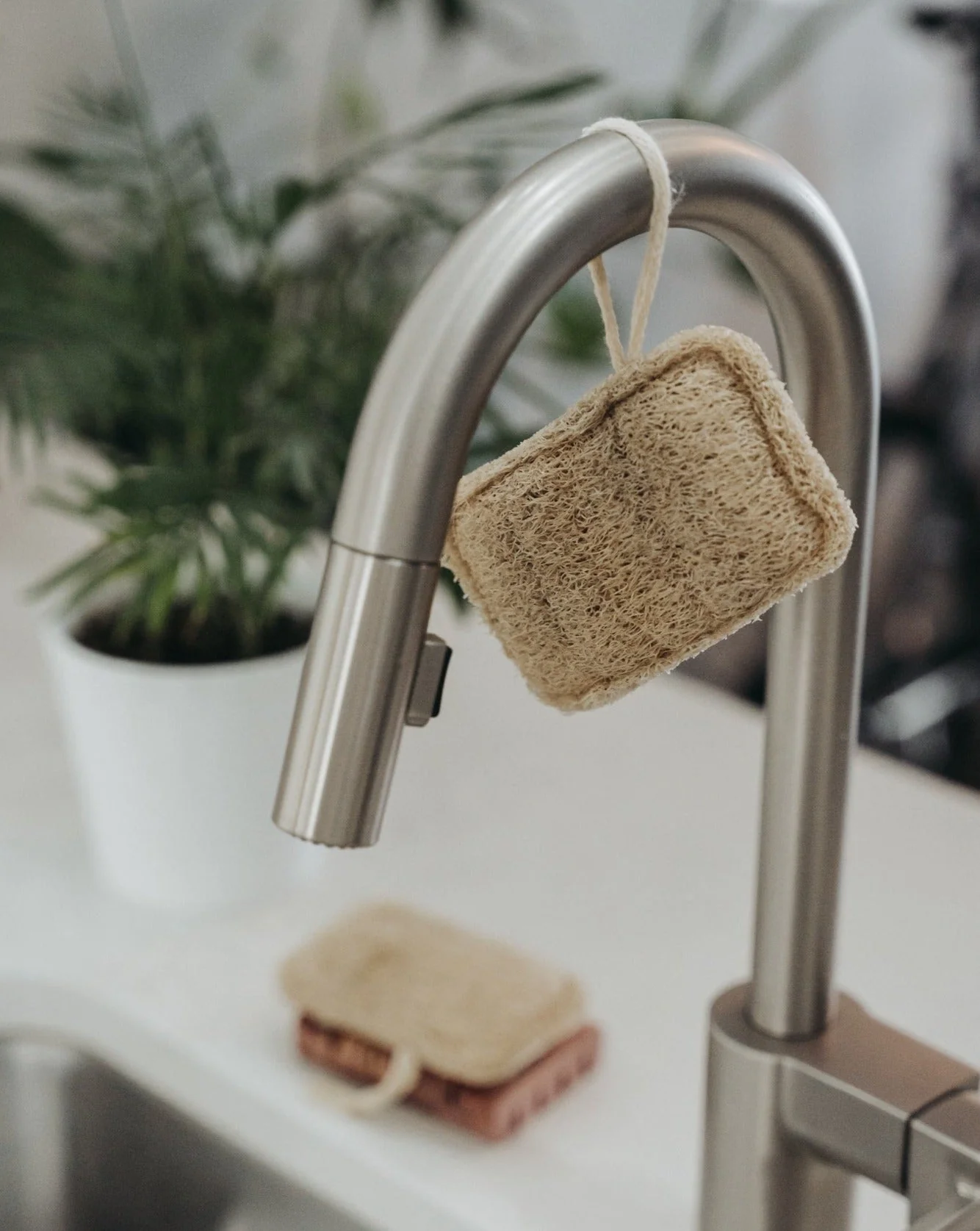 3 Pack Natural Loofah Sponge - Image 3