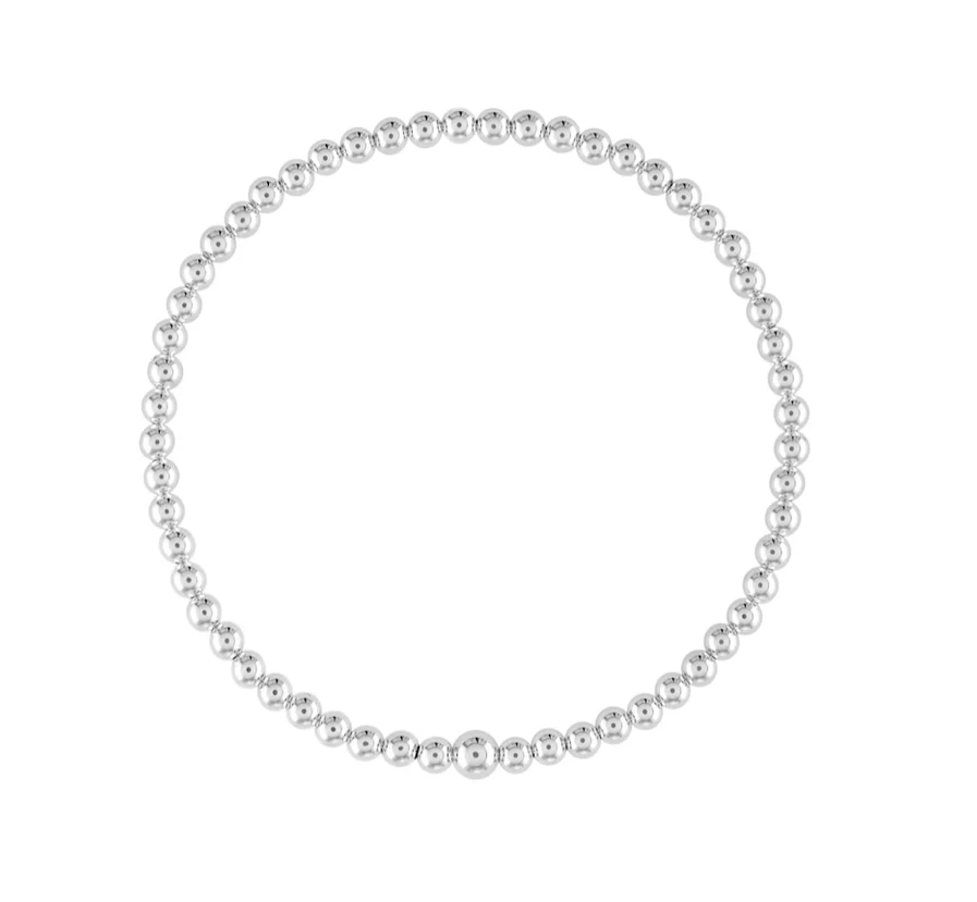 3mm Sterling Silver Layering Bracelet