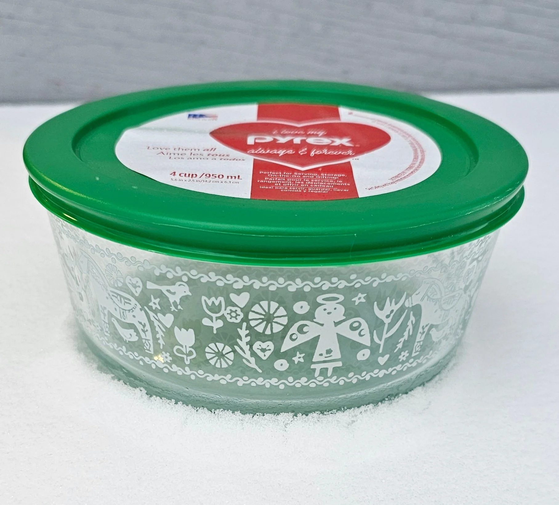 4 Cup Decorated Pyrex Sweater - Image 3