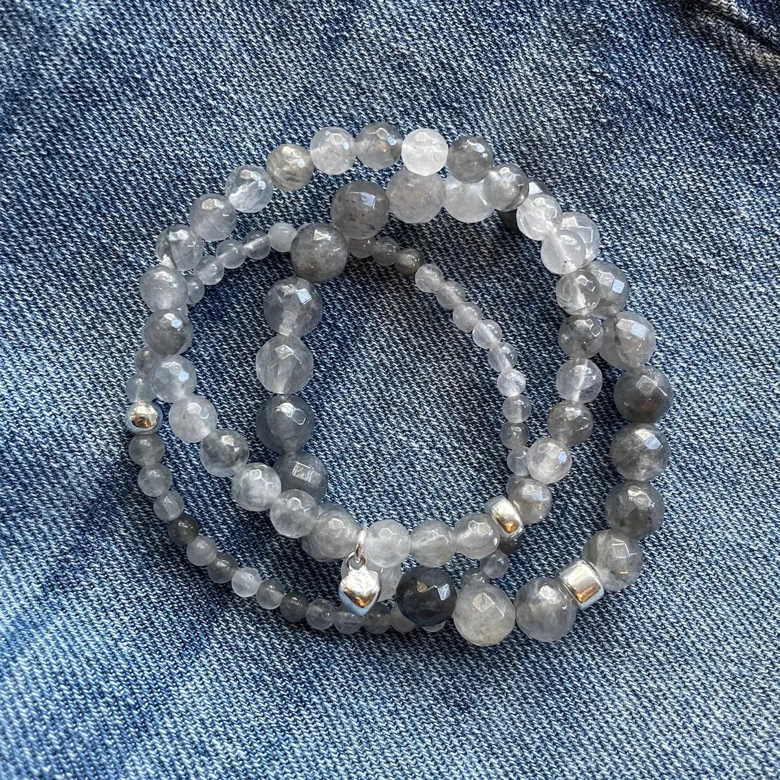 50 Shades of Grey Bracelet Stack - Image 5