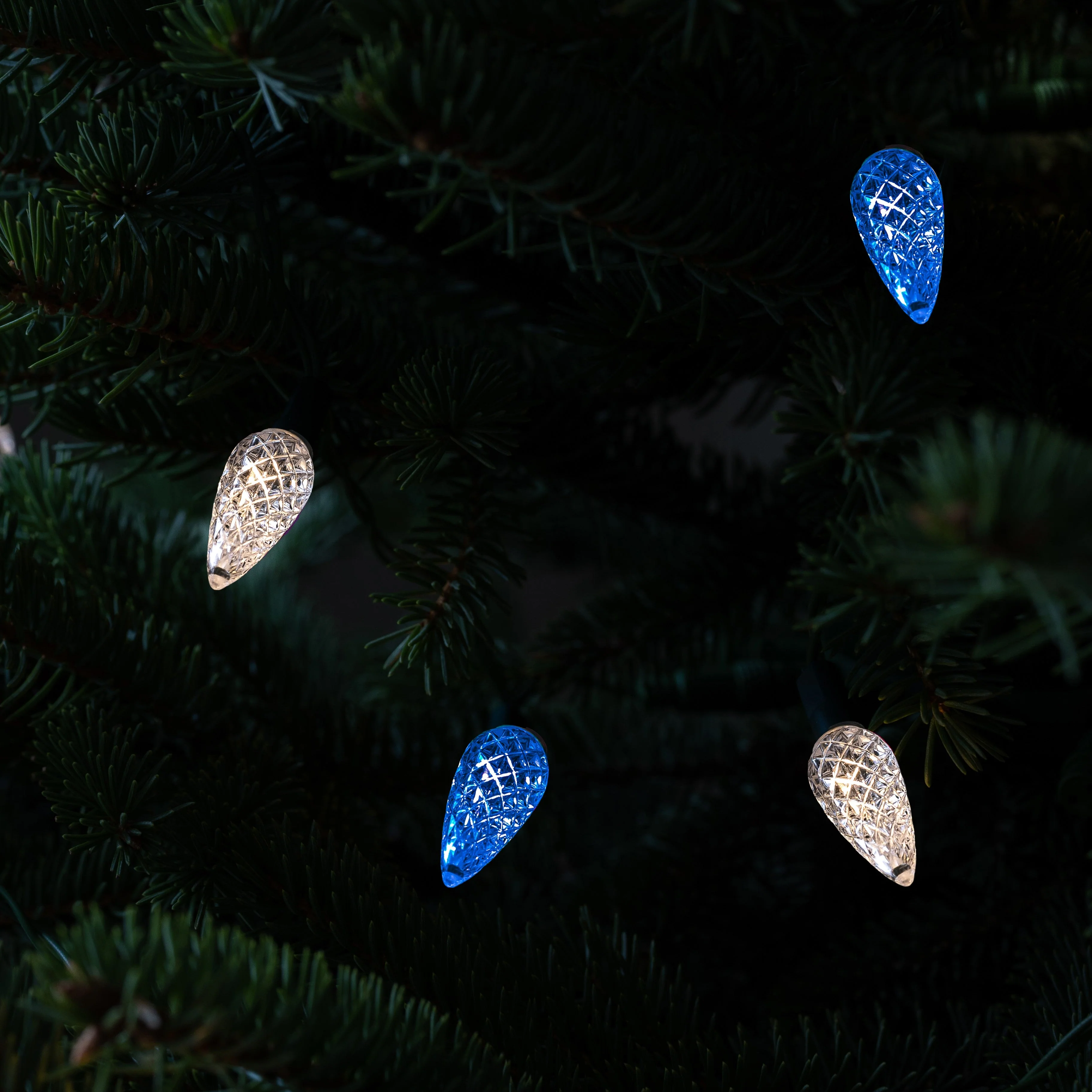 60 LED Blue Lights: 10 Strands - Image 4