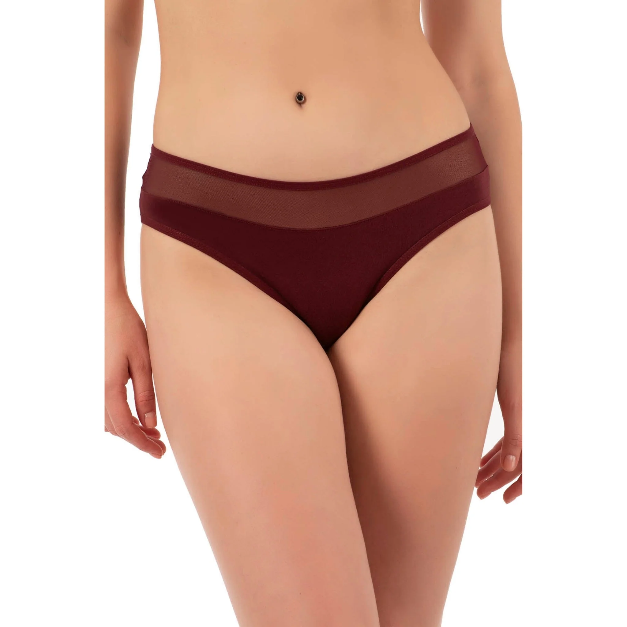 7-Pack Women’s Cotton Bikini Panties with Mesh Waist - Image 4