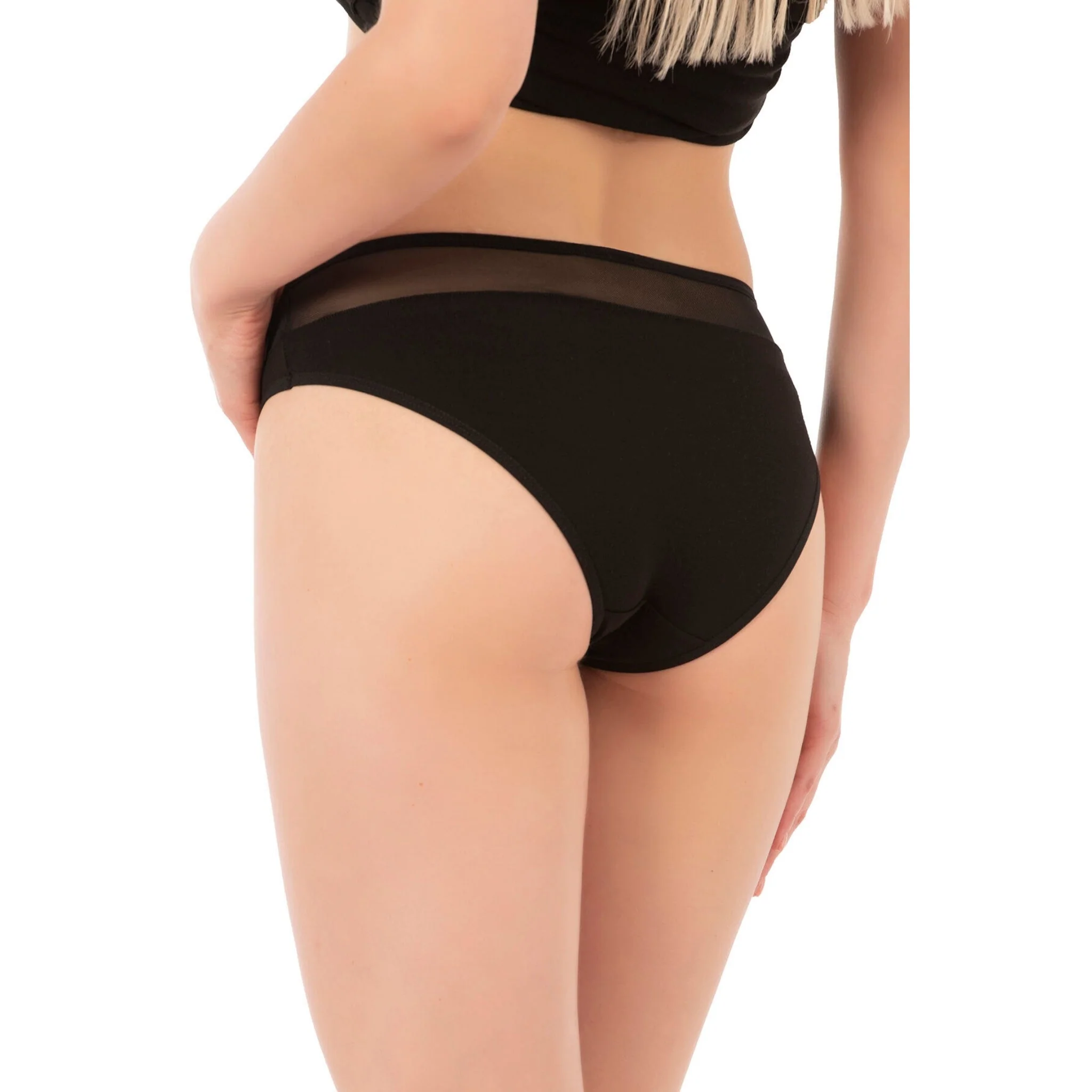 7-Pack Women’s Cotton Bikini Panties with Mesh Waist - Image 6