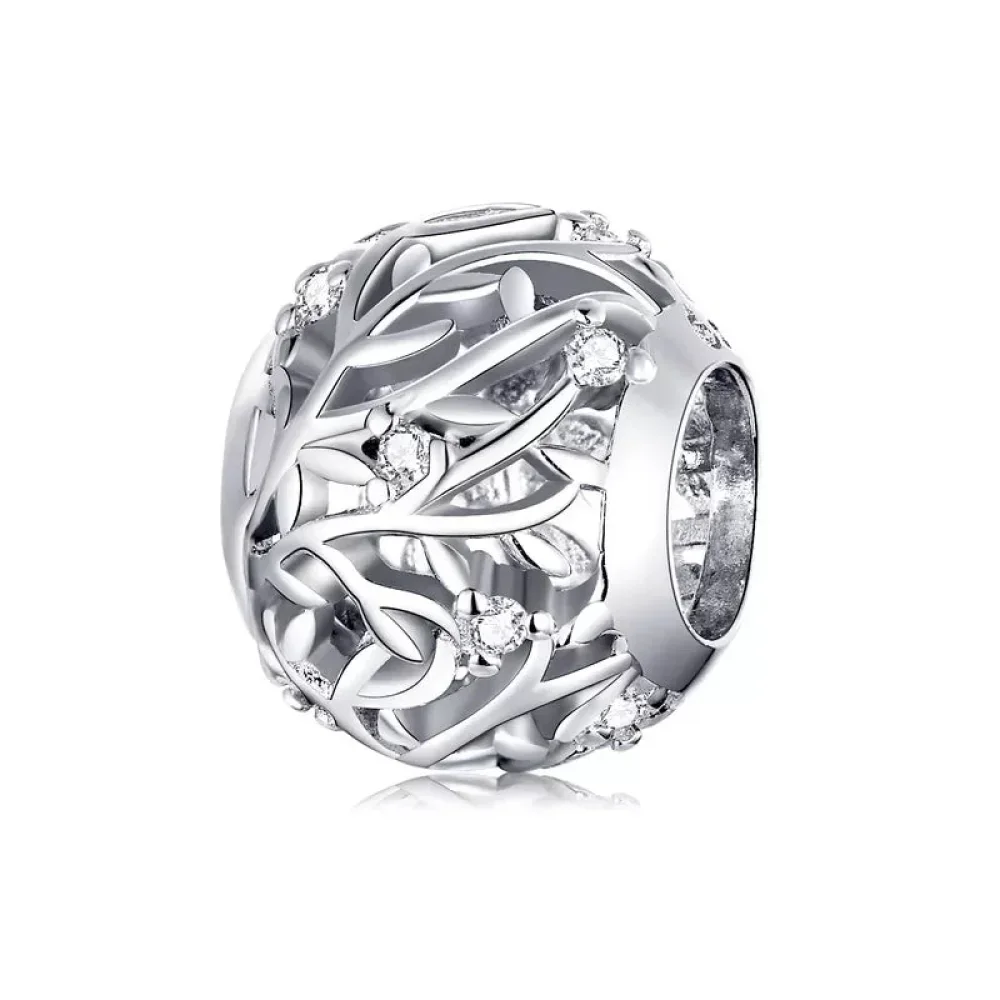 925 Sterling Silver Clear 5A Crystal Collection Family Heart X-Shape Charm Beads for Charm Bracelet & Necklace Pendant - Image 10