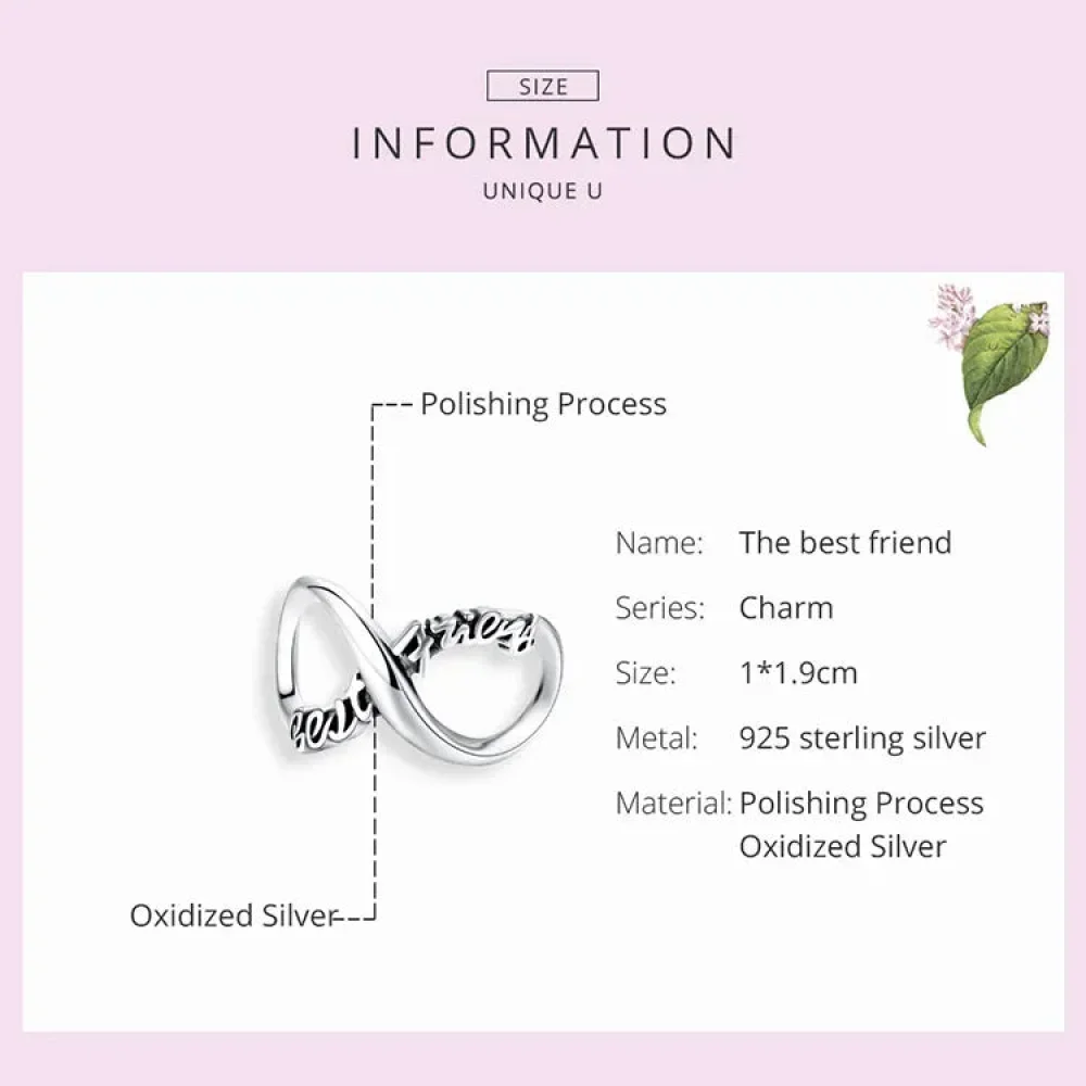 925 Sterling Silver Clear 5A Crystal Collection Family Heart X-Shape Charm Beads for Charm Bracelet & Necklace Pendant - Image 34
