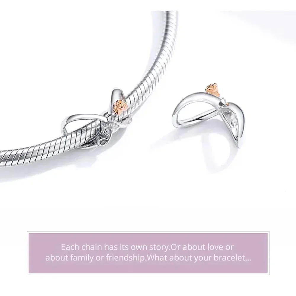 925 Sterling Silver Clear 5A Crystal Collection Family Heart X-Shape Charm Beads for Charm Bracelet & Necklace Pendant - Image 42