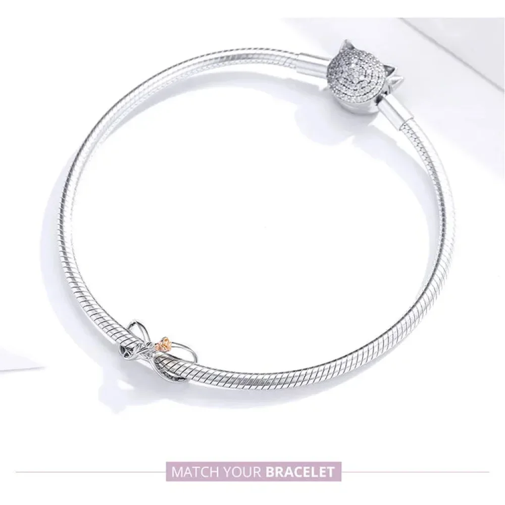 925 Sterling Silver Clear 5A Crystal Collection Family Heart X-Shape Charm Beads for Charm Bracelet & Necklace Pendant - Image 45