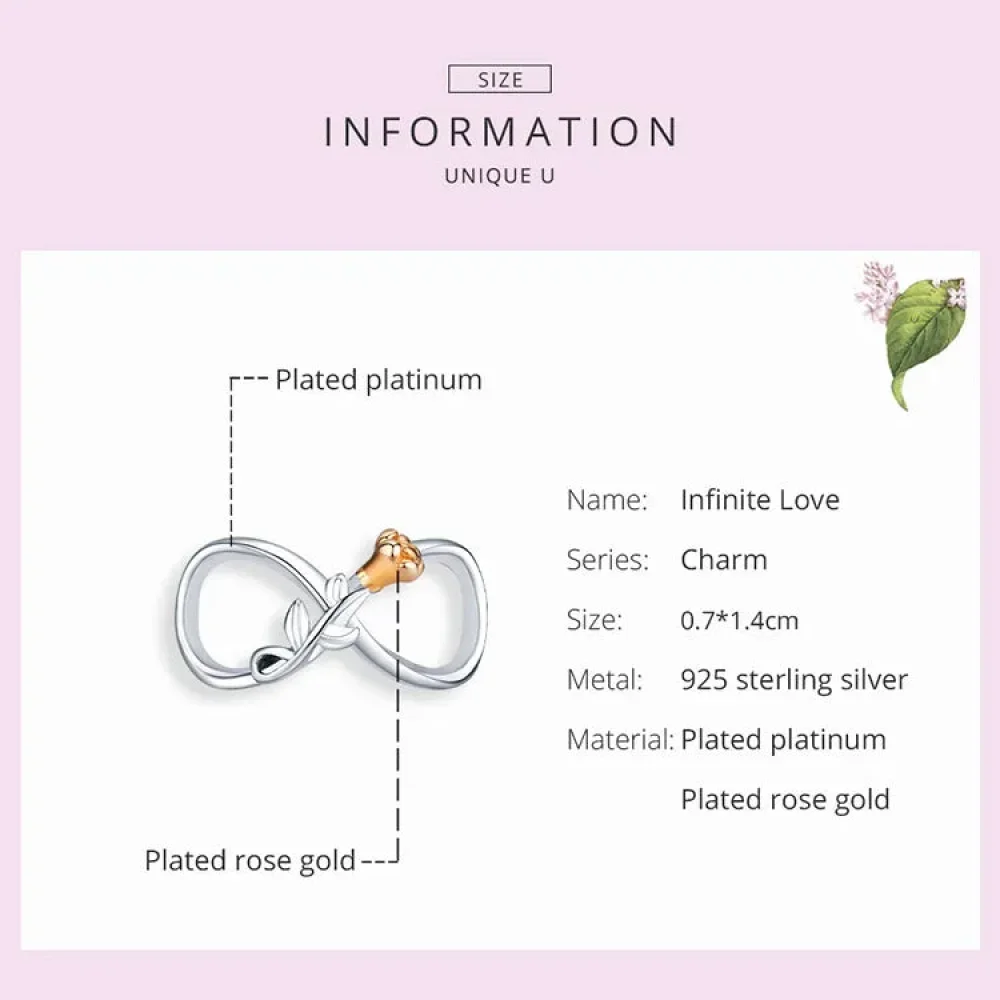 925 Sterling Silver Clear 5A Crystal Collection Family Heart X-Shape Charm Beads for Charm Bracelet & Necklace Pendant - Image 6