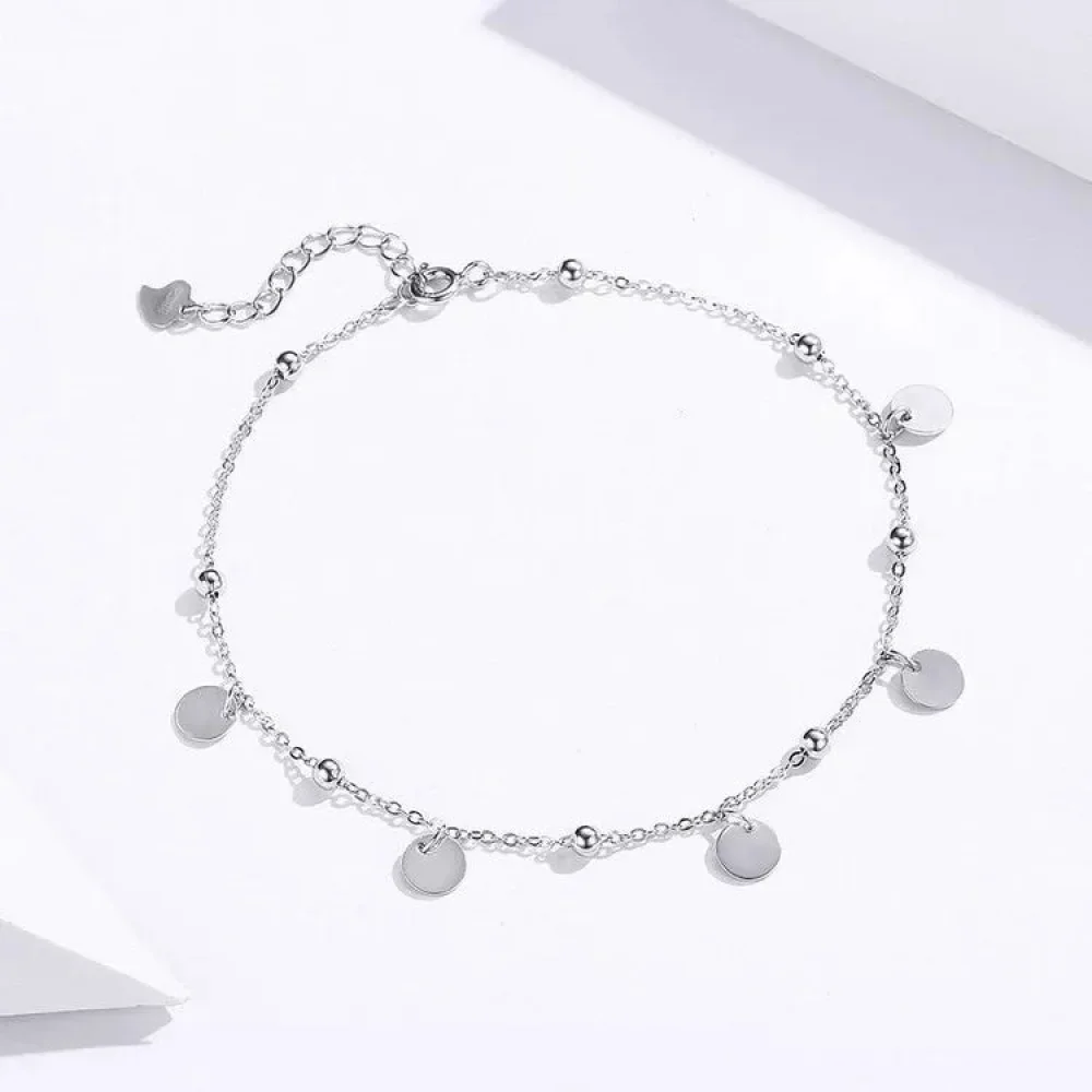 The Modern Geometric 925 Sterling Silver Anklet - Image 9