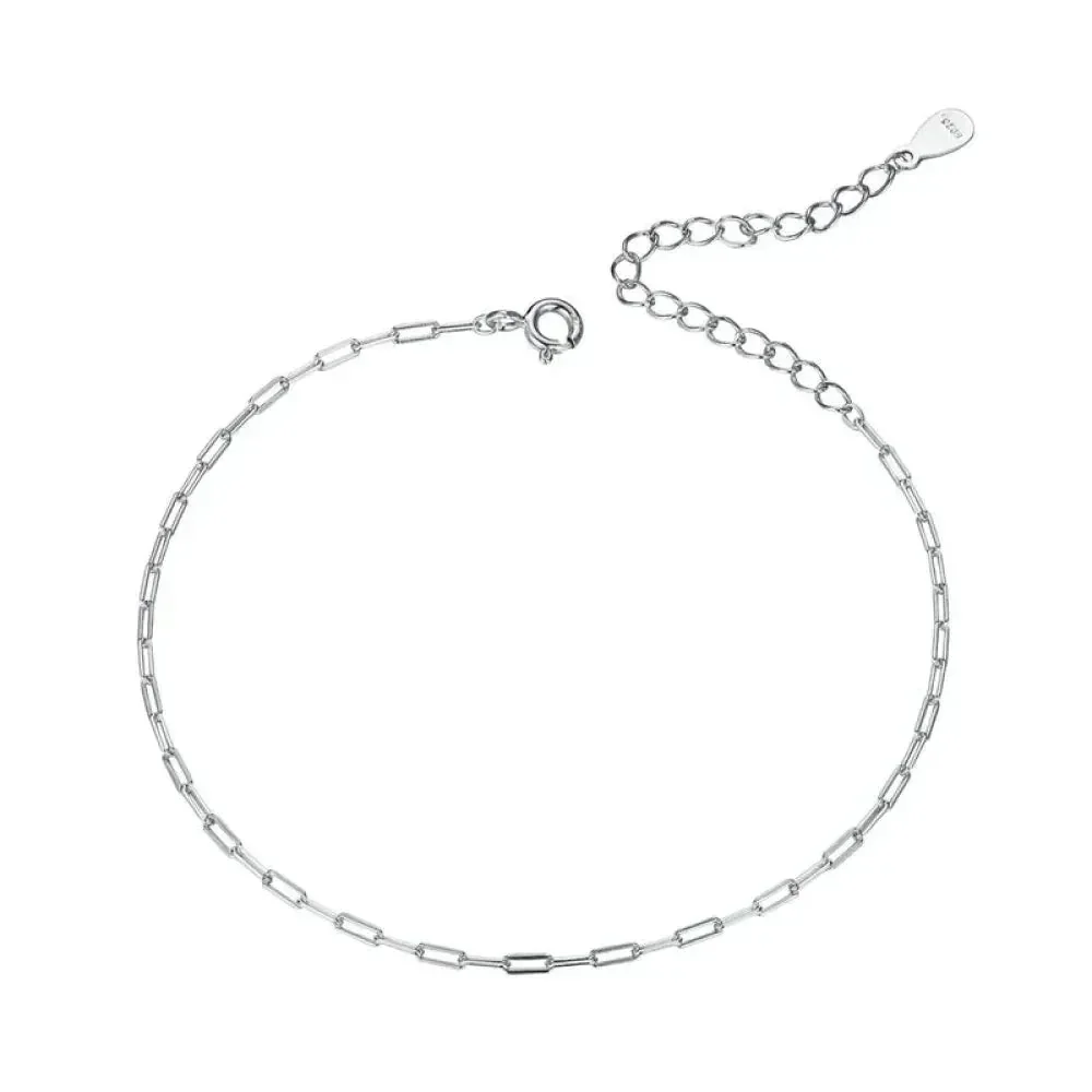 925 Sterling Silver Gold Cable Chain Bracelet - Image 6