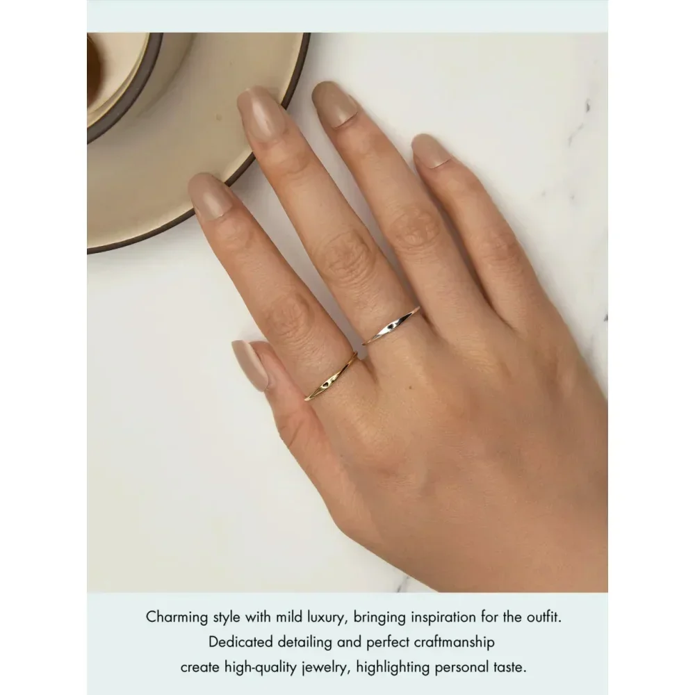 925 Sterling Silver Heart Wedding Band - Symbol Of Love, Stackable Promise Ring In 2 Colors (Size 5-10) - Image 16
