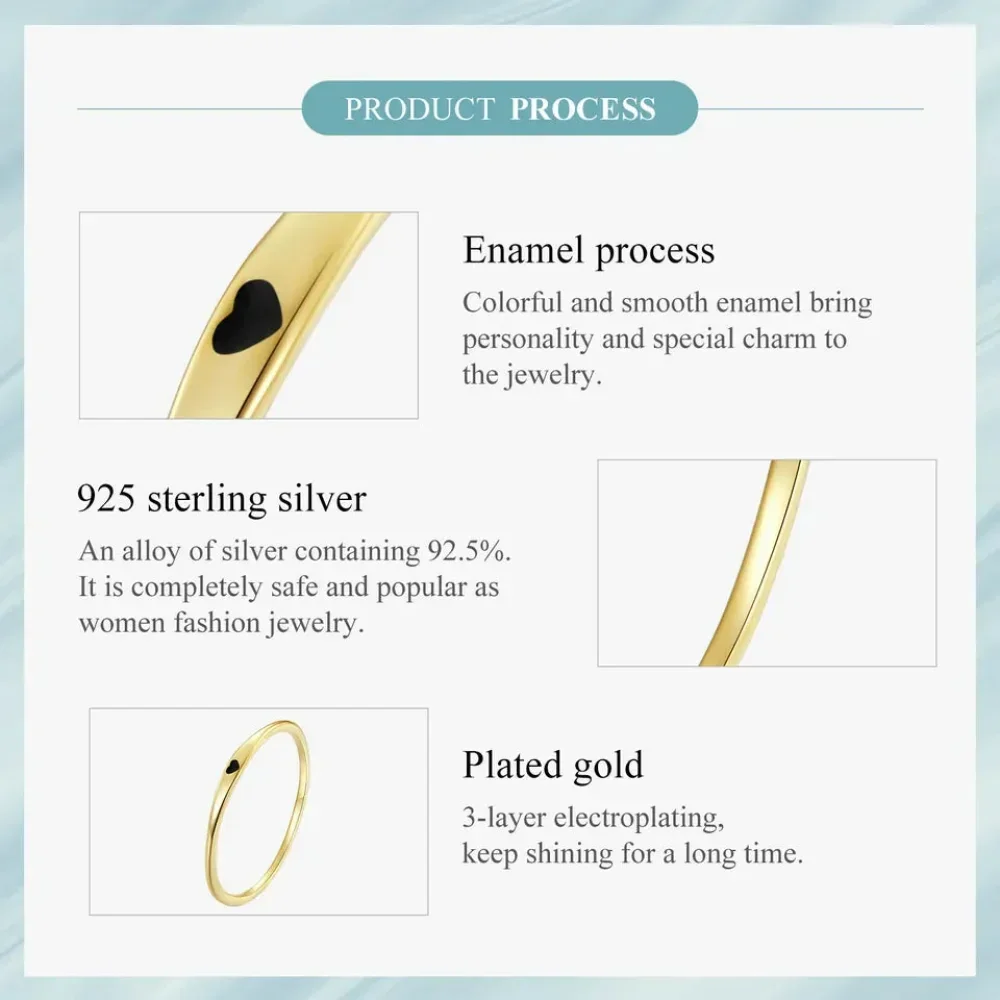 925 Sterling Silver Heart Wedding Band - Symbol Of Love, Stackable Promise Ring In 2 Colors (Size 5-10) - Image 19