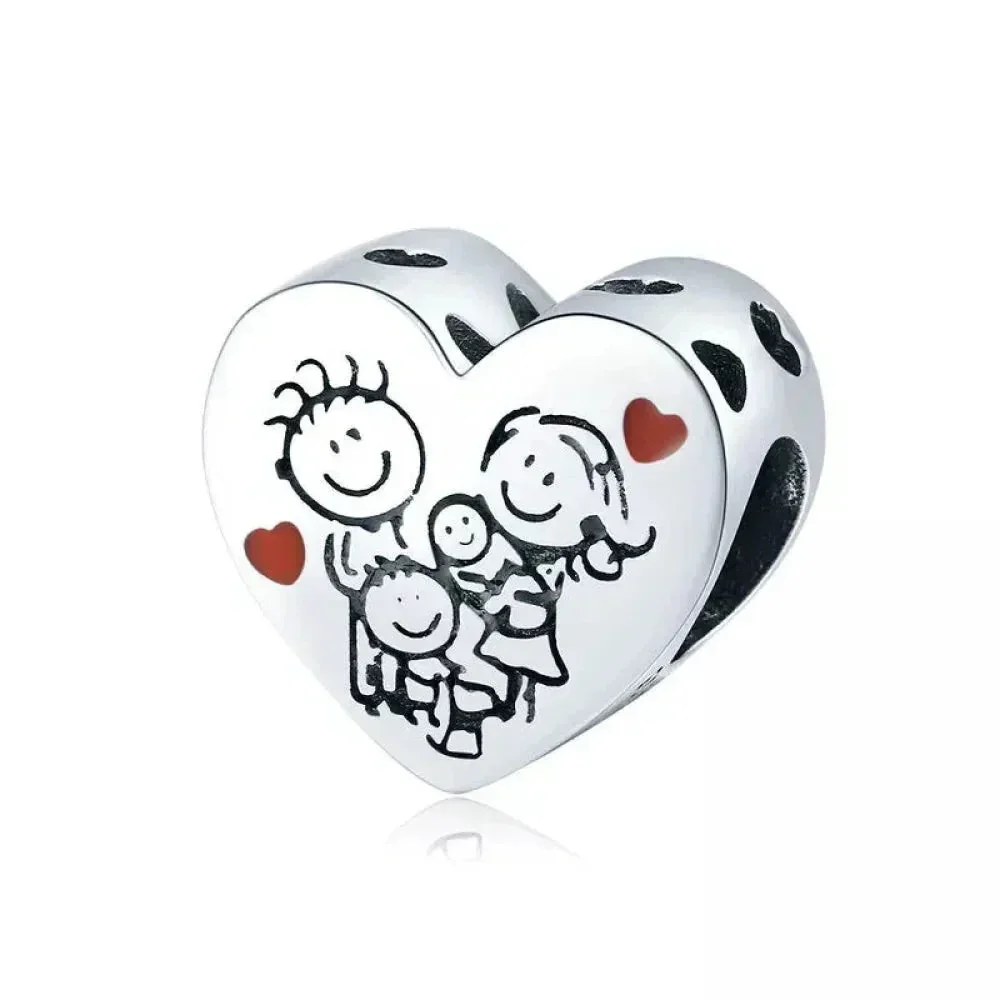 925 Sterling Silver Maternal Love Charm Diy - Touching Baby Feet Pendant For Bracelet - Image 11
