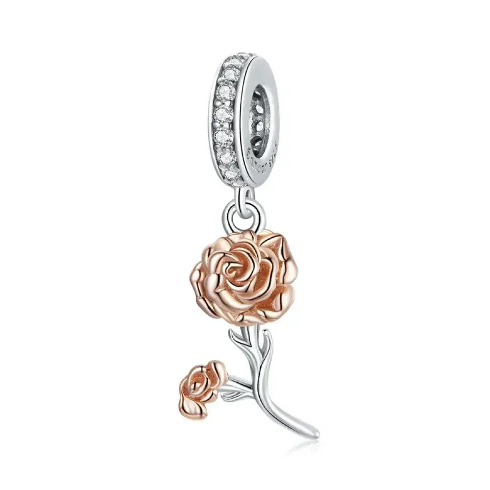 925 Sterling Silver Maternal Love Charm Diy - Touching Baby Feet Pendant For Bracelet - Image 13