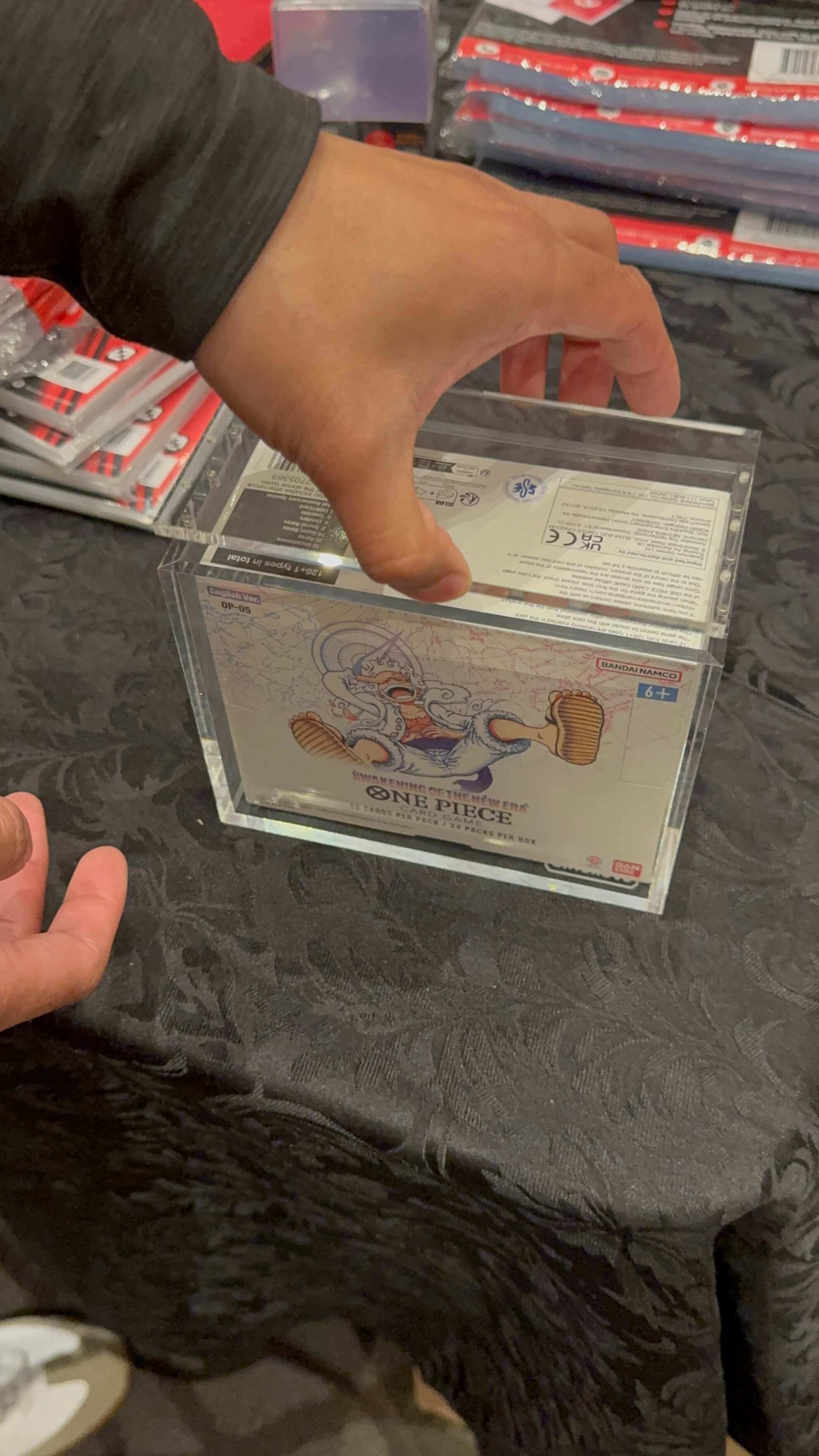 EVORETRO Acrylic Case Display for Bandai One Piece OPP 4-6 TCG Booster Box English Pack of 1 - Image 8