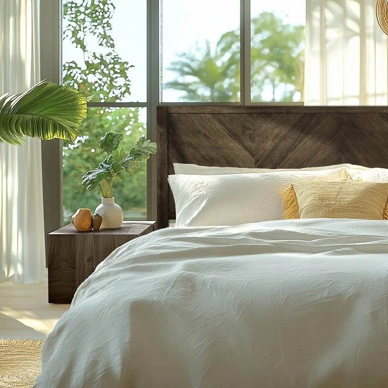 Alander Deluxe Wood Platform Bed Frame - Image 10