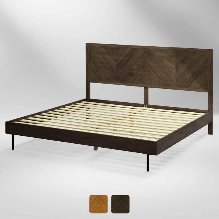 Alander Deluxe Wood Platform Bed Frame - Image 4