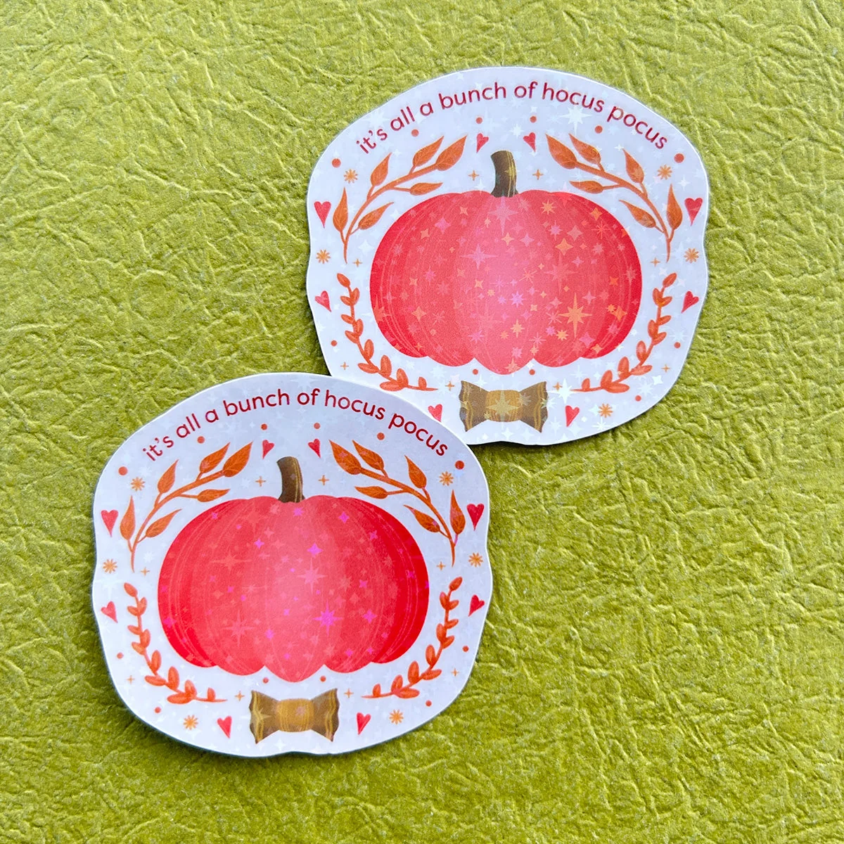 All Just Hocus Pocus | Pumpkin Sticker - Image 2