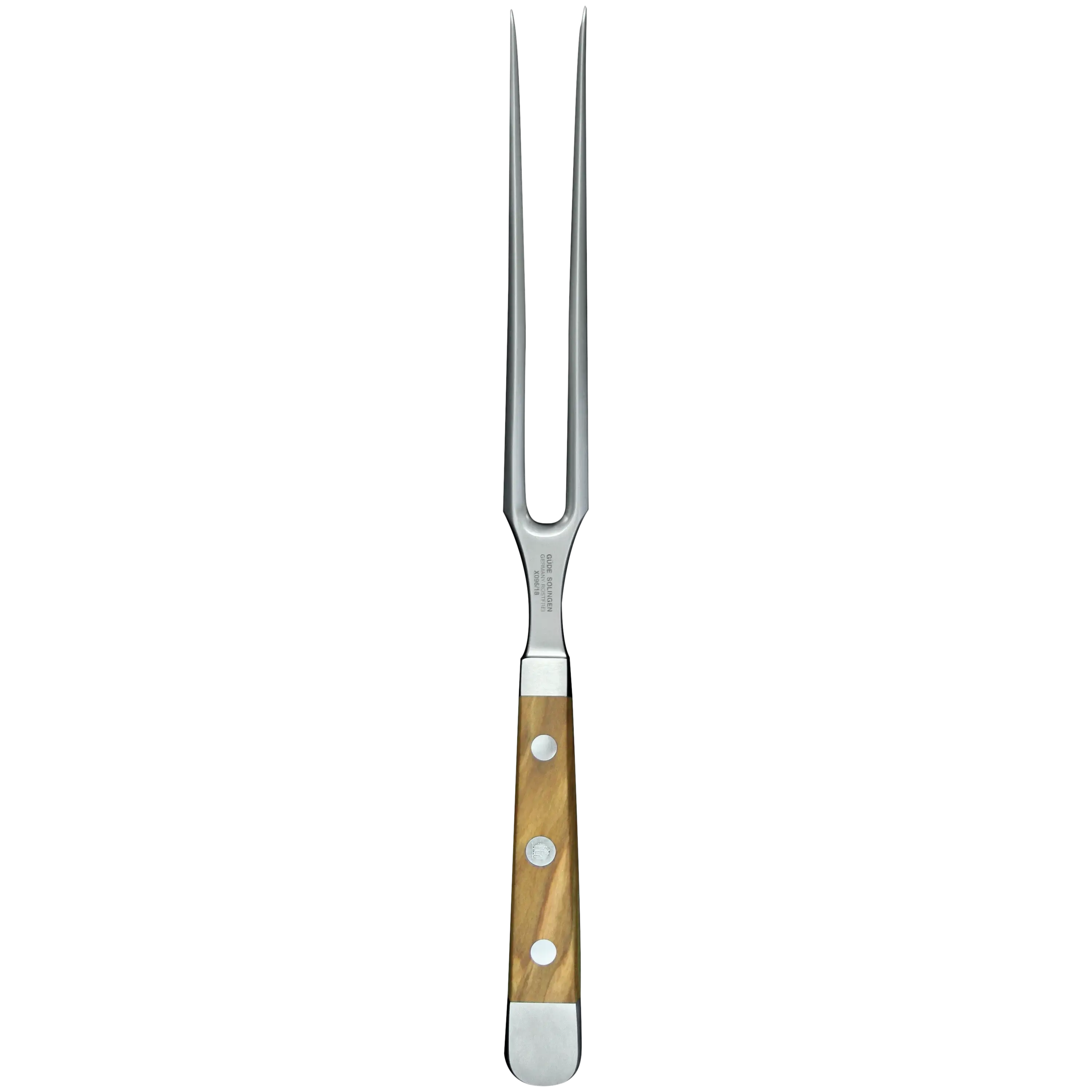 ALPHA OLIVE | Meat Fork 7"  | Forged Steel / Olive wood handle - Image 4