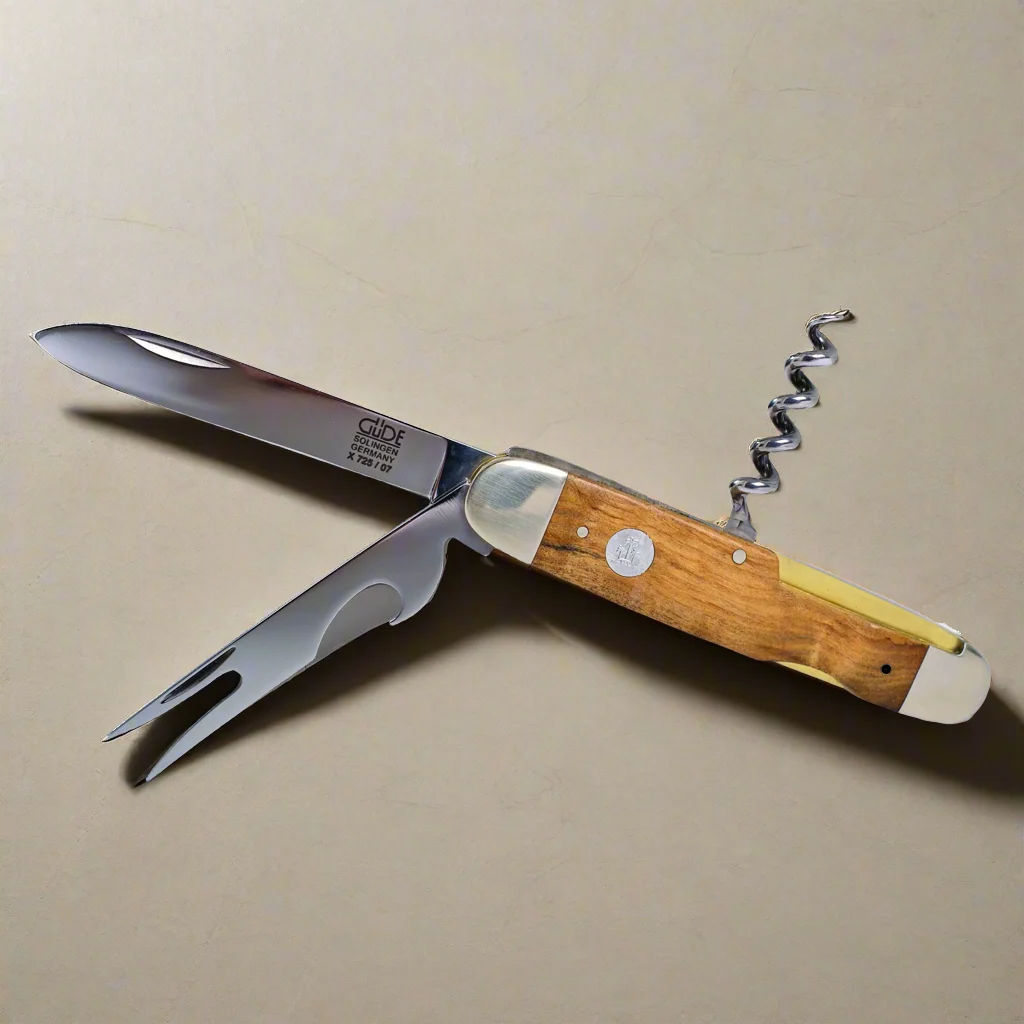 ALPHA OLIVE | Pocket Knife with pitch fork - Image 4