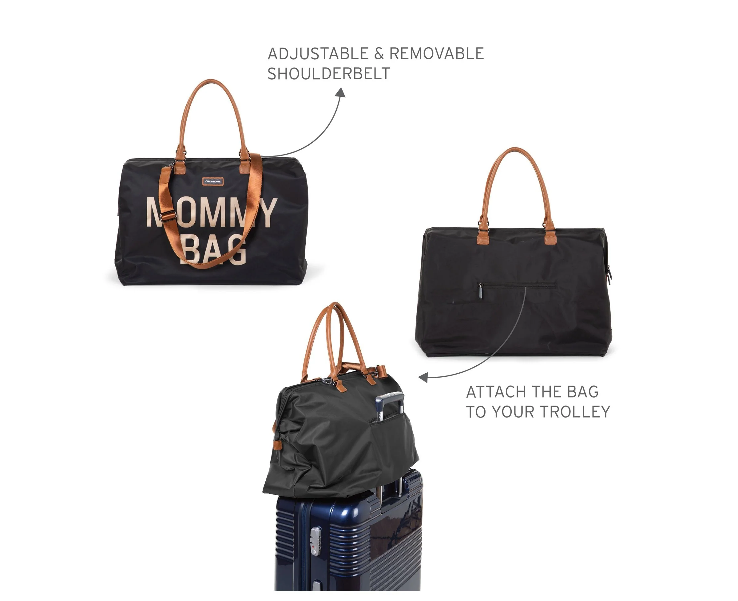 Always Ready Black Mommy Bag - Image 8