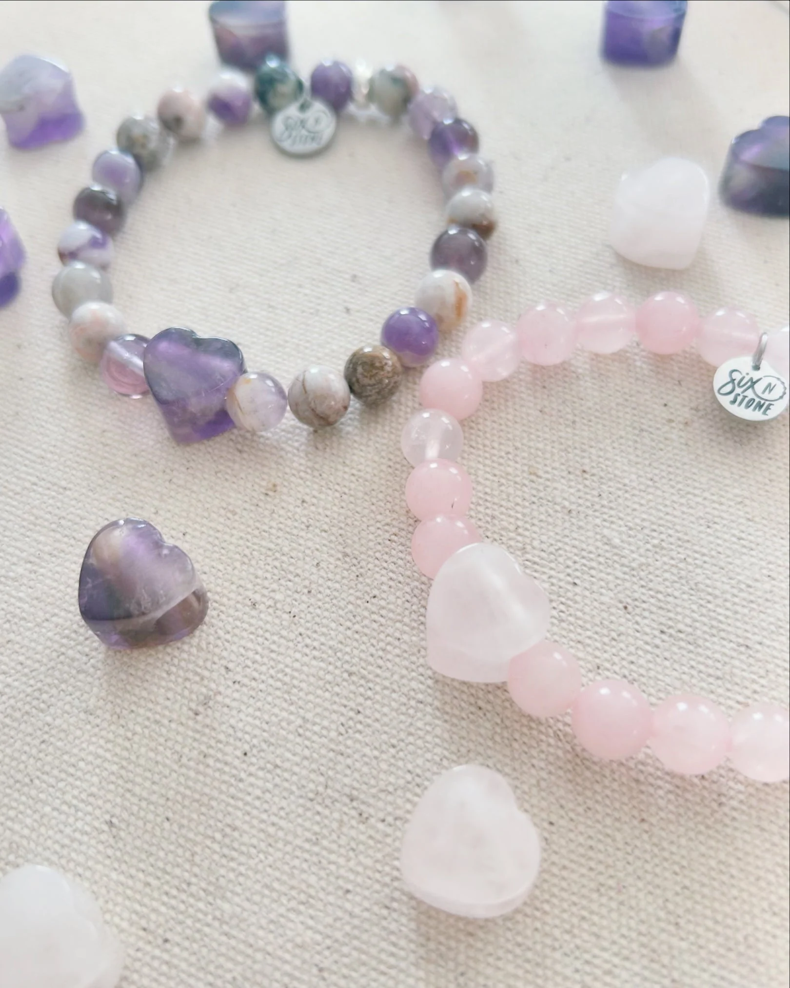 Amethyst Heart Bracelet - Image 3