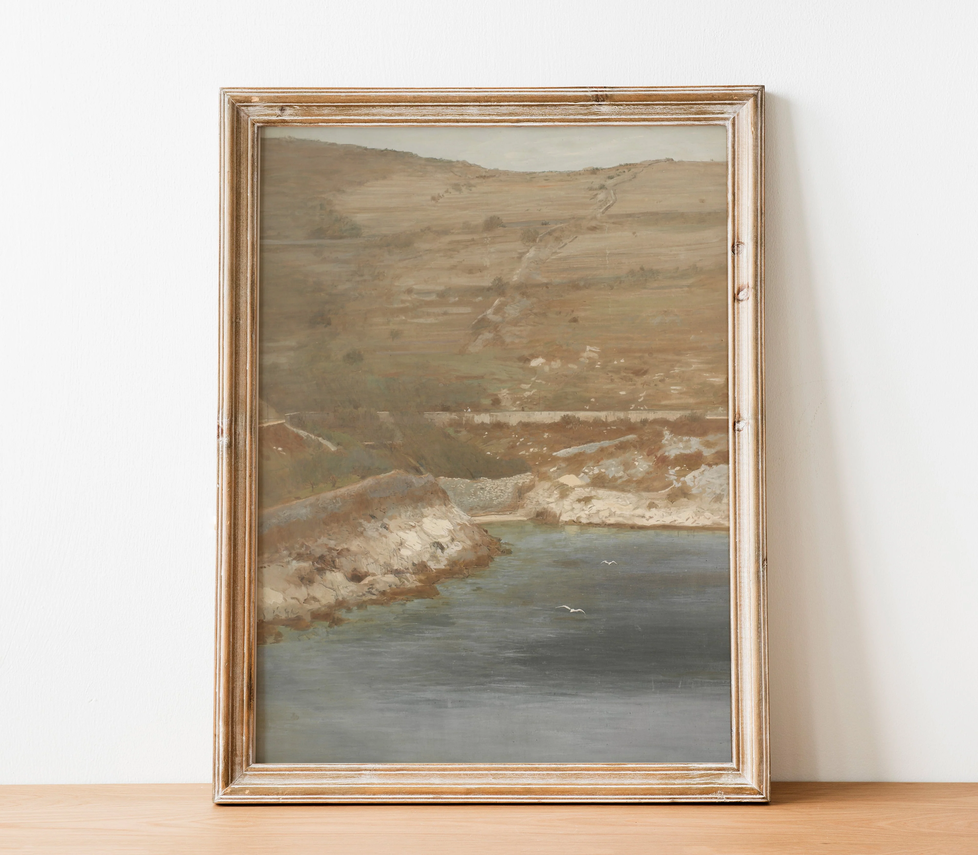 Antique Coast Landscape Art Print L0203 - Image 4