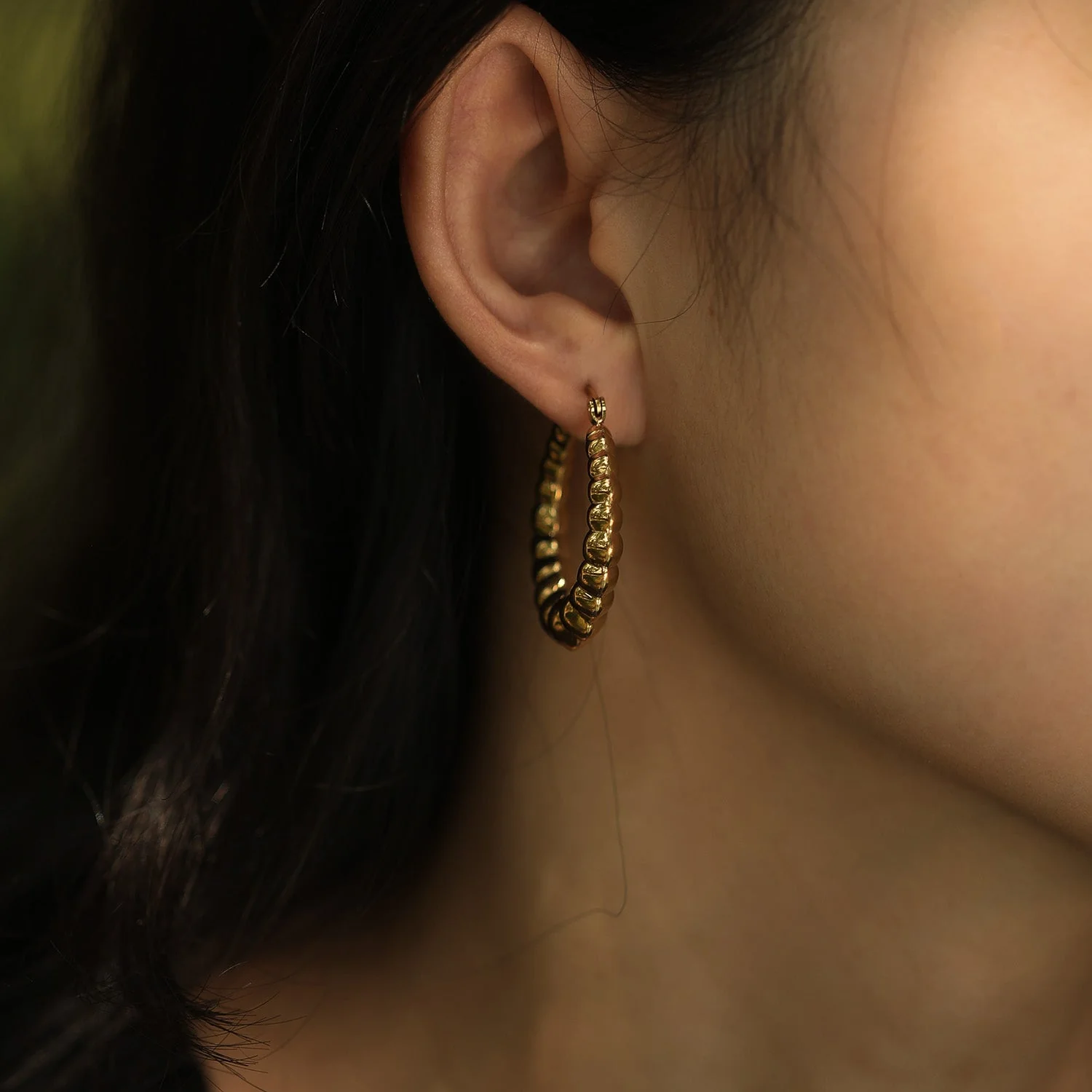 ANYA 72201G Croissant Hoops Gold - Image 2