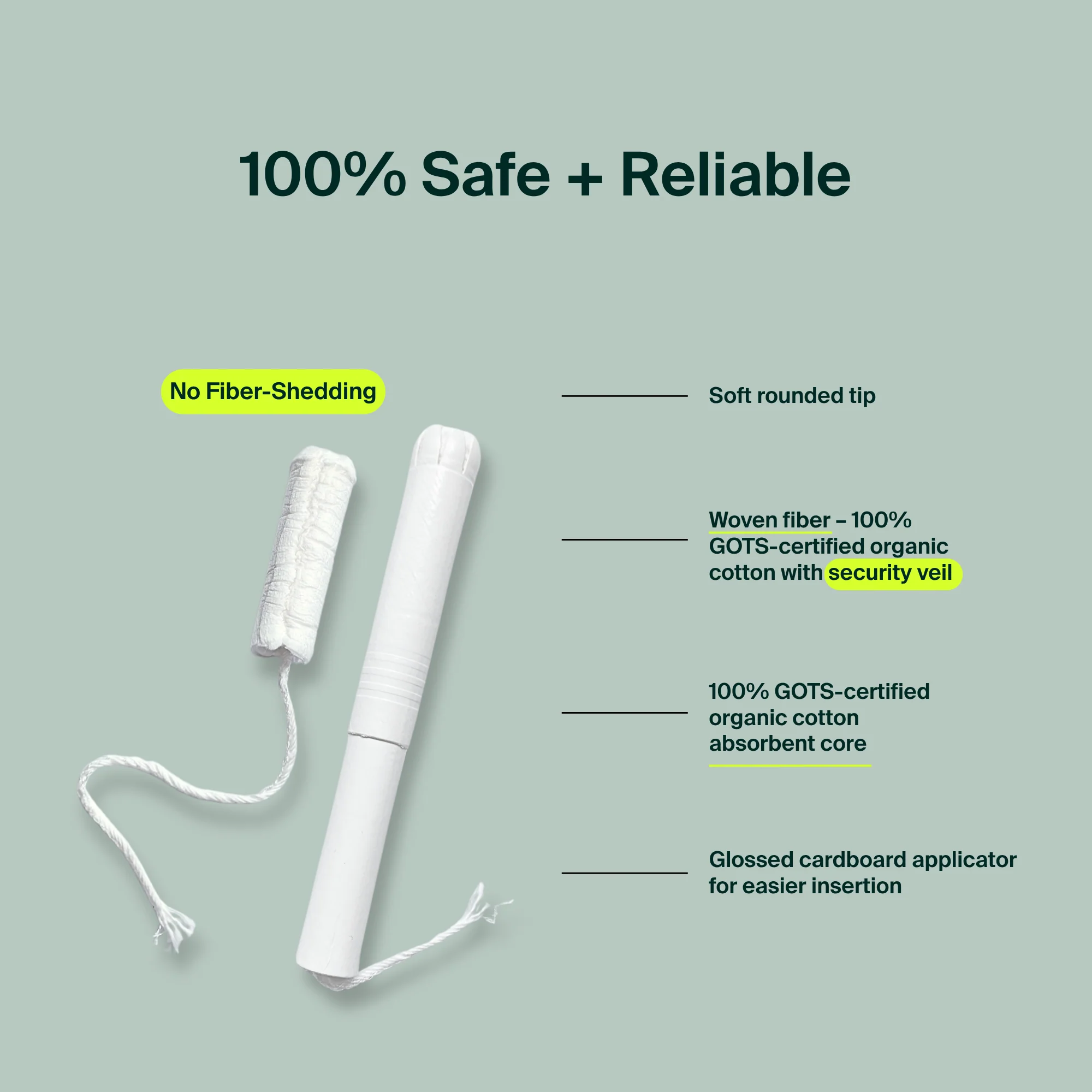 Applicator Tampons, Cardboard Applicator - regular - Bulk (100) - Image 5