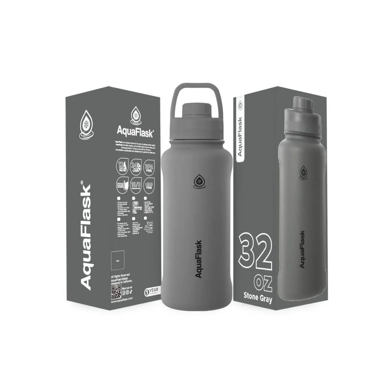AquaFlask 935mL (32oz) Vacuum Insulated Bottle – Stainless Steel, Leak-Proof - Image 14