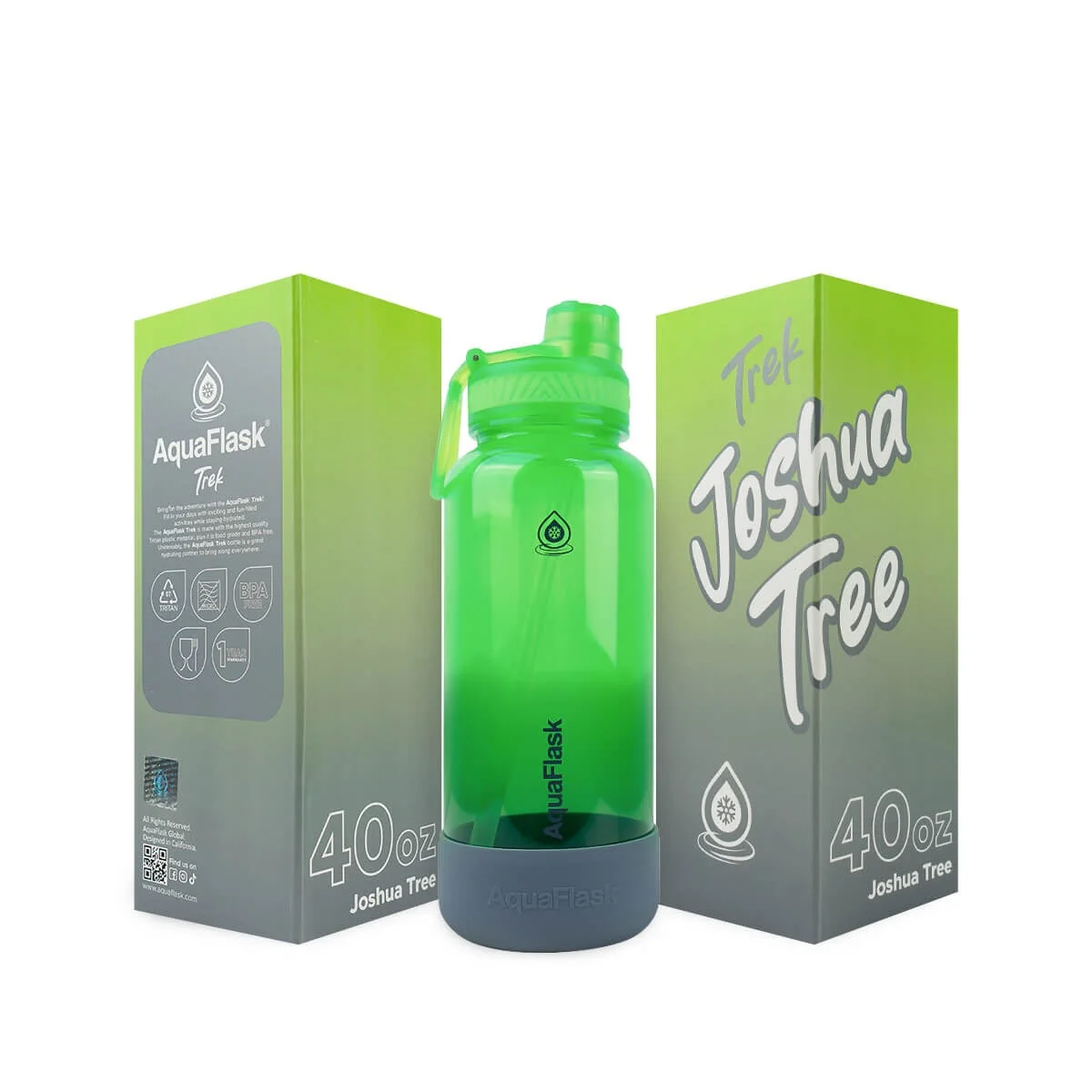 AquaFlask Trek V2 40oz Tritan Water Bottle – BPA-Free & Leak-Proof - Image 5