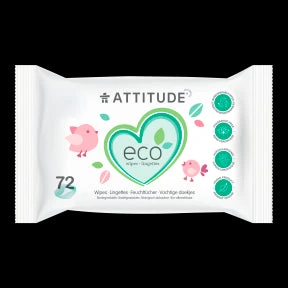 Attitude - Baby Wipes 100% Biodegradable (72un) - Image 5