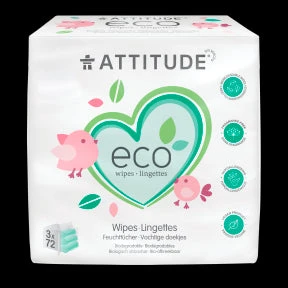 Attitude - Baby Wipes100% Biodegradable Refill (216un) - Image 4