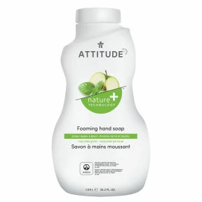 Attitude - Foaming Hand Soap App&Basil Refill (1L) - Image 3
